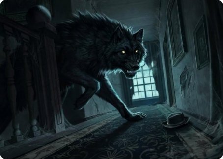 Primal Adversary Art Card [Innistrad: Midnight Hunt Art Series] | Yard's Games Ltd