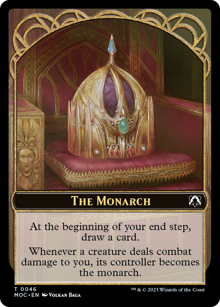 The Monarch // Shapeshifter Double-Sided Token [March of the Machine Commander Tokens] | Yard's Games Ltd