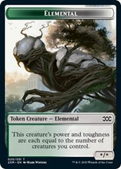 Elemental // Treasure Double-Sided Token [Double Masters Tokens] | Yard's Games Ltd