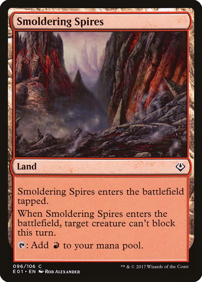 Smoldering Spires [Archenemy: Nicol Bolas] | Yard's Games Ltd