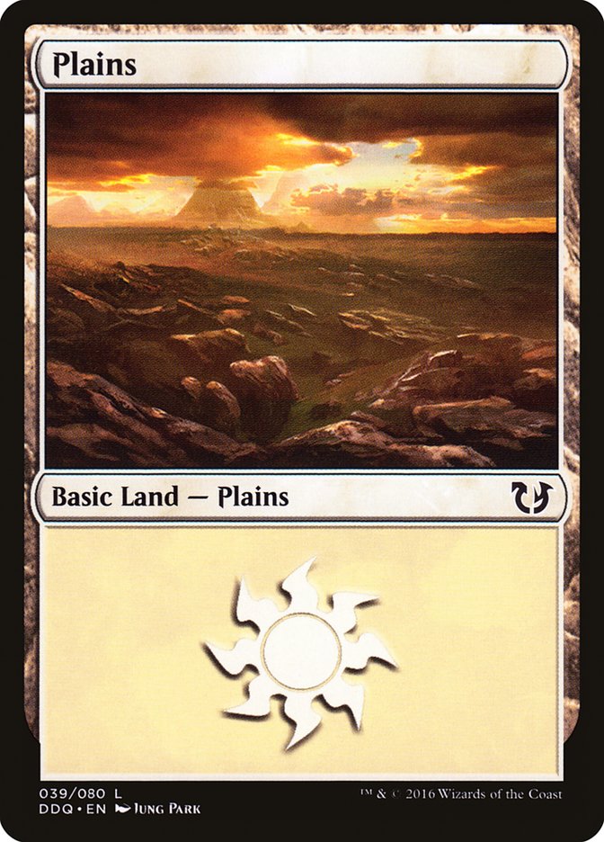 Plains (39) [Duel Decks: Blessed vs. Cursed] | Yard's Games Ltd