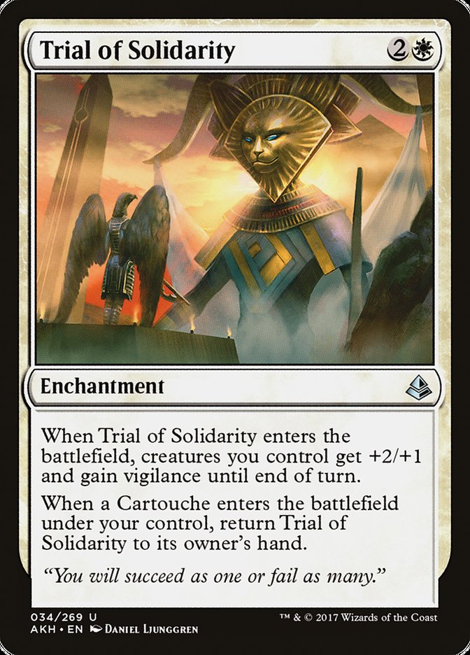 Trial of Solidarity [Amonkhet] | Yard's Games Ltd