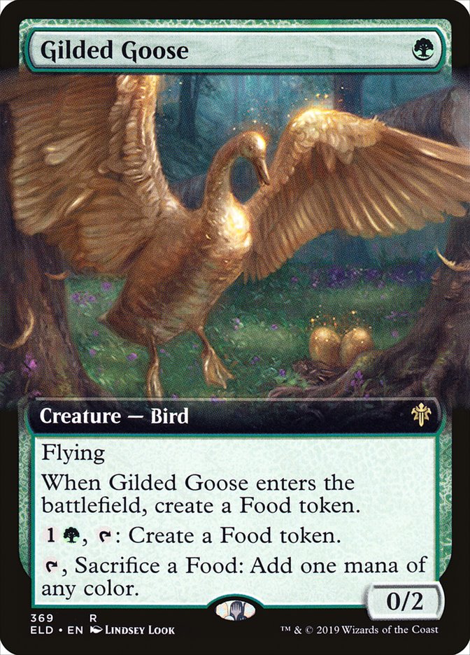 Gilded Goose (Extended Art) [Throne of Eldraine] | Yard's Games Ltd