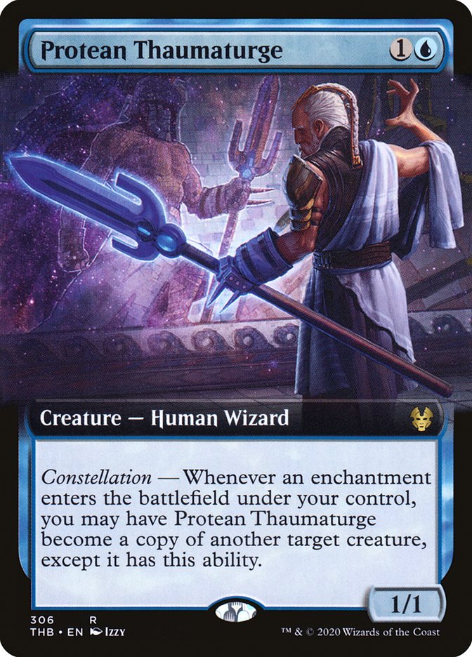 Protean Thaumaturge (Extended Art) [Theros Beyond Death] | Yard's Games Ltd