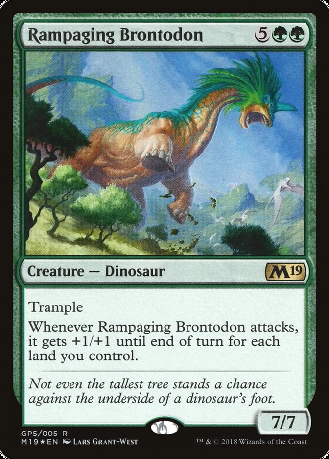 Rampaging Brontodon [Magic 2019 Gift Pack] | Yard's Games Ltd