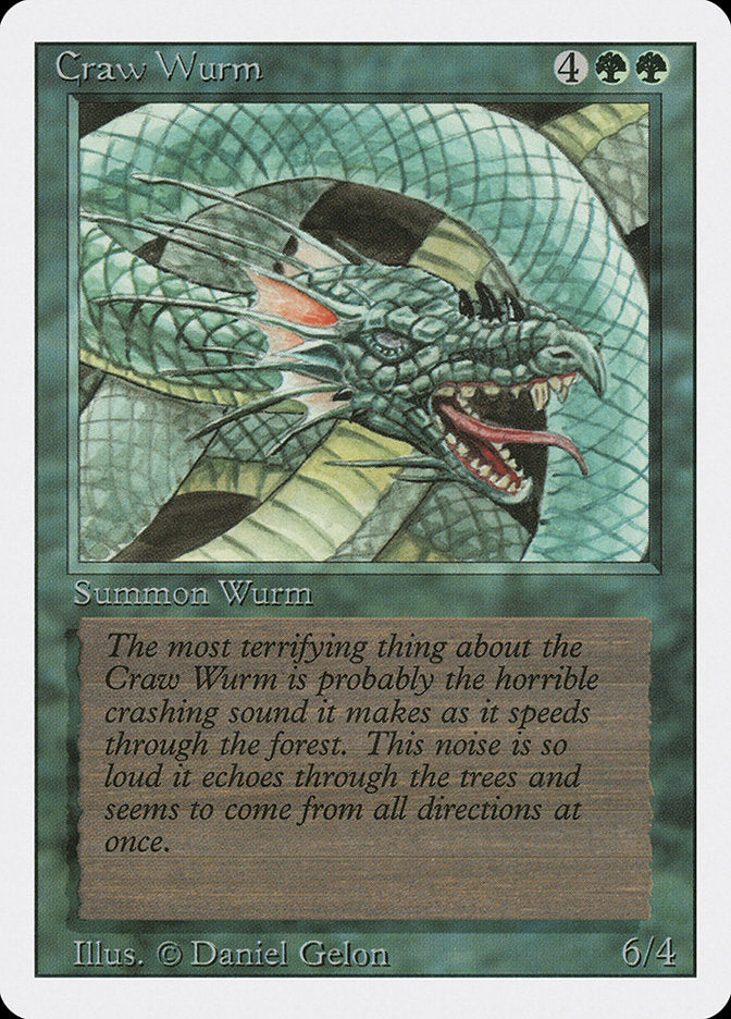 Craw Wurm [Revised Edition] | Yard's Games Ltd