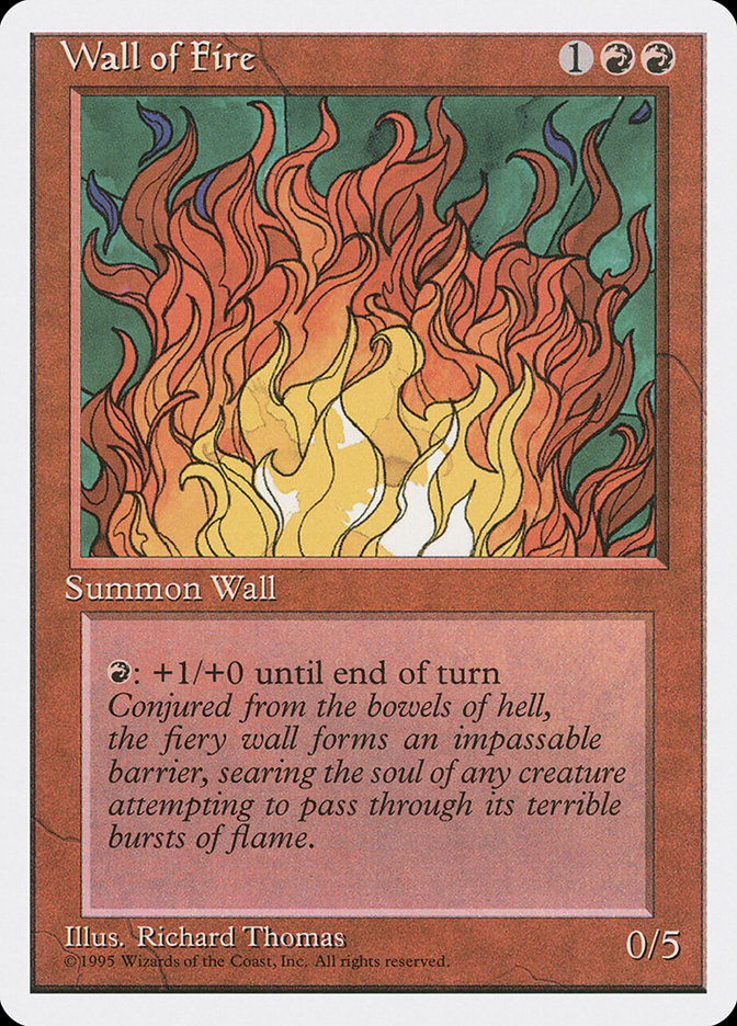 Wall of Fire [Fourth Edition] | Yard's Games Ltd