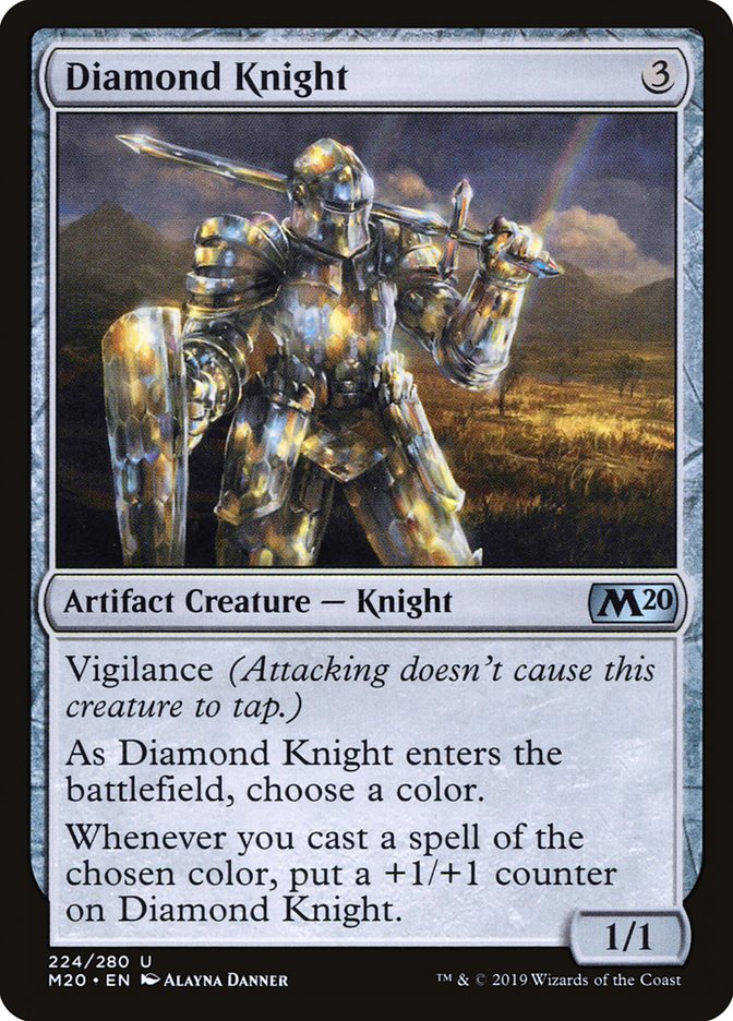 Diamond Knight [Core Set 2020] | Yard's Games Ltd