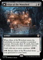 Altar of the Wretched // Wretched Bonemass (Extended Art) [The Lost Caverns of Ixalan Commander] | Yard's Games Ltd