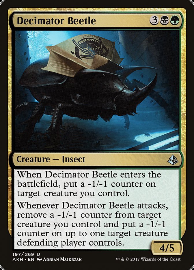 Decimator Beetle [Amonkhet] | Yard's Games Ltd