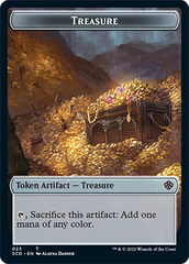 Treasure // Treasure Double-Sided Token [Starter Commander Decks] | Yard's Games Ltd