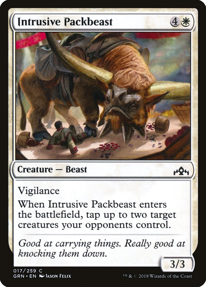 Intrusive Packbeast [Guilds of Ravnica] | Yard's Games Ltd