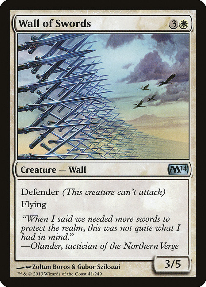 Wall of Swords [Magic 2014] | Yard's Games Ltd