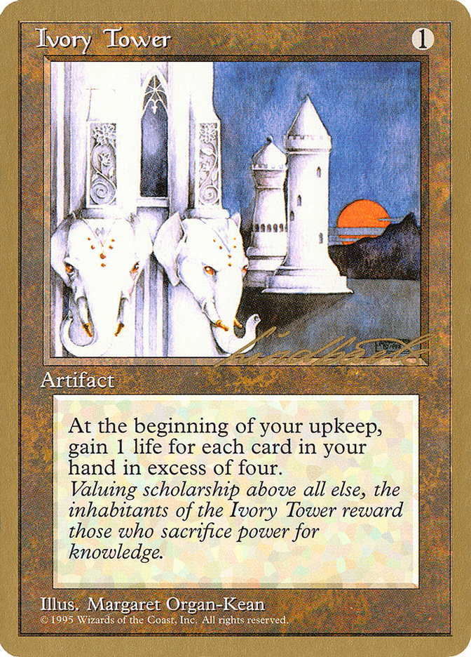 Ivory Tower (Leon Lindback) [Pro Tour Collector Set] | Yard's Games Ltd