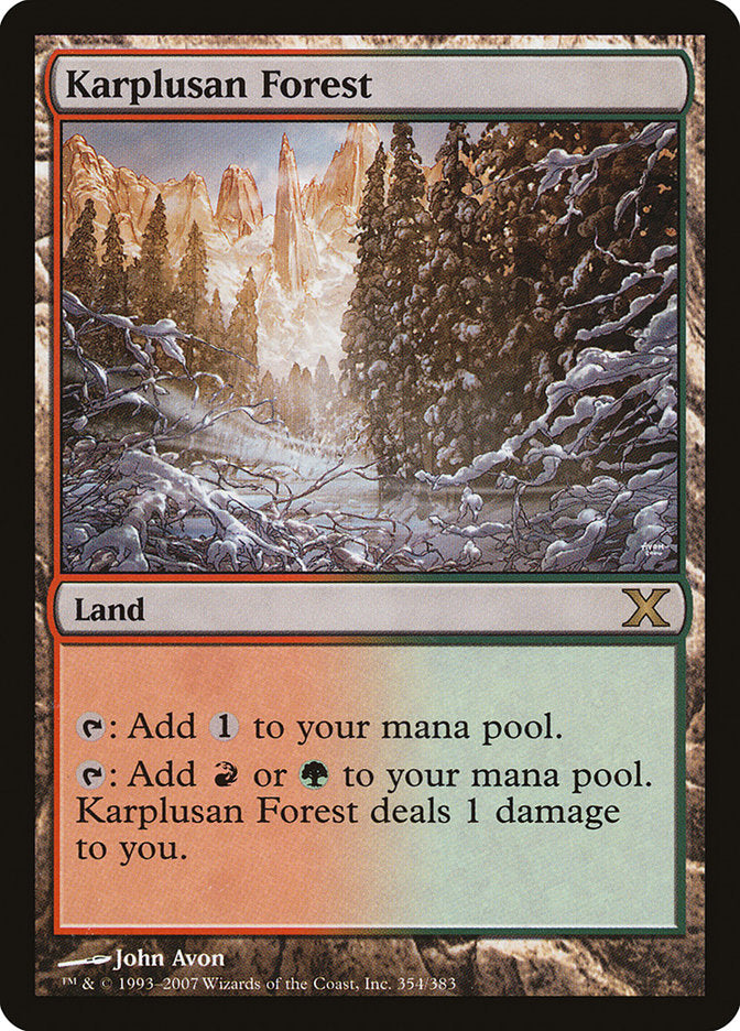 Karplusan Forest [Tenth Edition] | Yard's Games Ltd