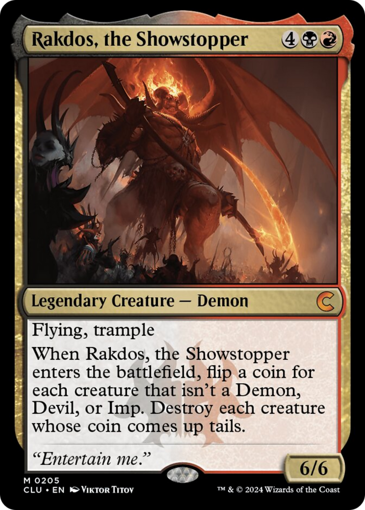 Rakdos, the Showstopper [Ravnica: Clue Edition] | Yard's Games Ltd