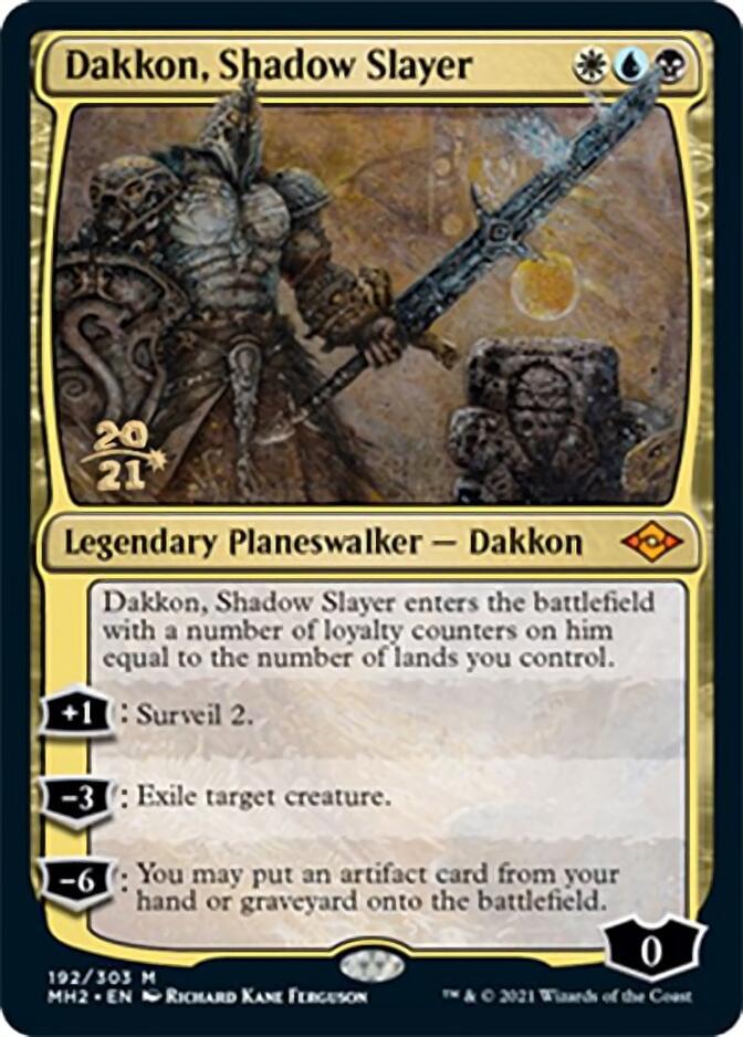 Dakkon, Shadow Slayer [Modern Horizons 2 Prerelease Promos] | Yard's Games Ltd