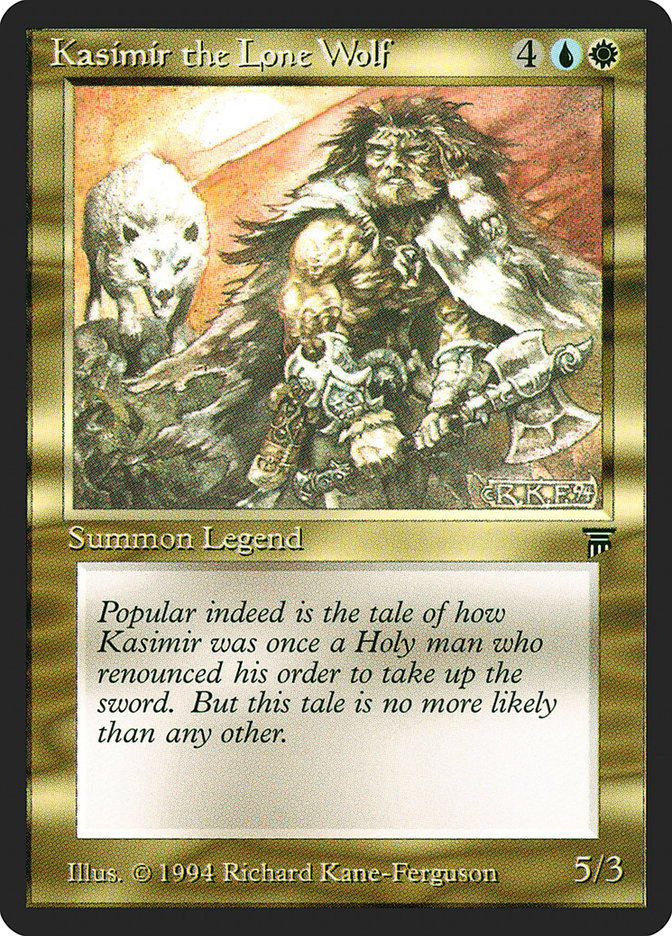 Kasimir the Lone Wolf [Legends] | Yard's Games Ltd