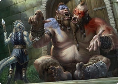 Ettin Art Card [Dungeons & Dragons: Adventures in the Forgotten Realms Art Series] | Yard's Games Ltd