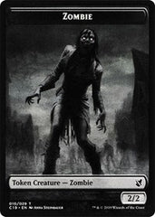 Zombie (010) // Zombie (011) Double-Sided Token [Commander 2019 Tokens] | Yard's Games Ltd