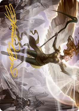 Sigarda's Splendor Art Card (Gold-Stamped Signature) [Innistrad: Midnight Hunt Art Series] | Yard's Games Ltd