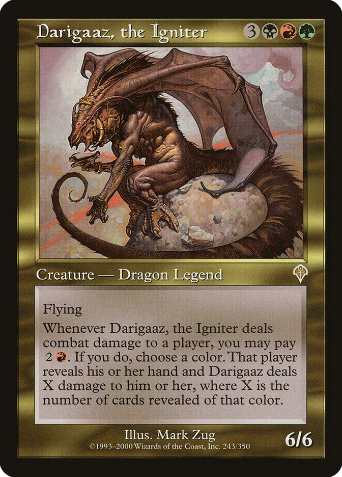 Darigaaz, the Igniter [Invasion] | Yard's Games Ltd