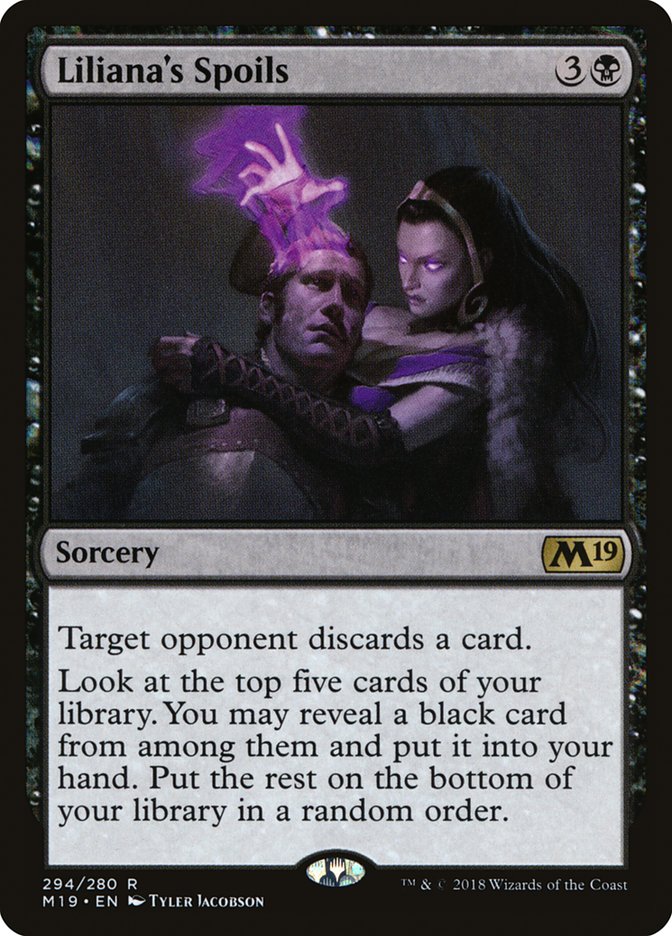 Liliana's Spoils [Core Set 2019] | Yard's Games Ltd