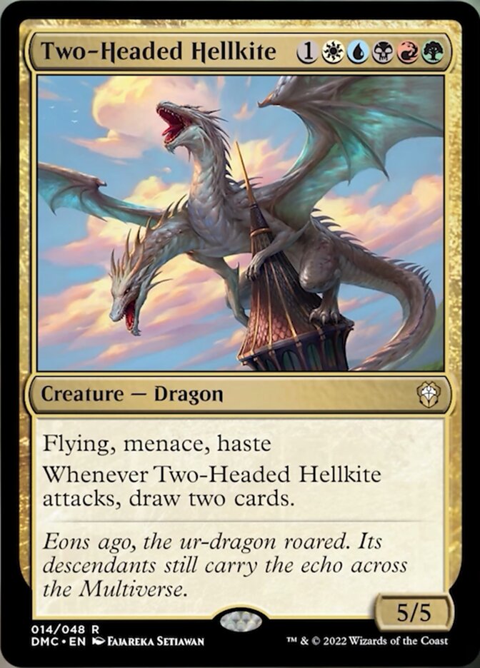 Two-Headed Hellkite [Dominaria United Commander] | Yard's Games Ltd