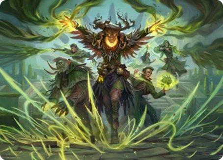 Witherbloom Command Art Card [Strixhaven: School of Mages Art Series] | Yard's Games Ltd