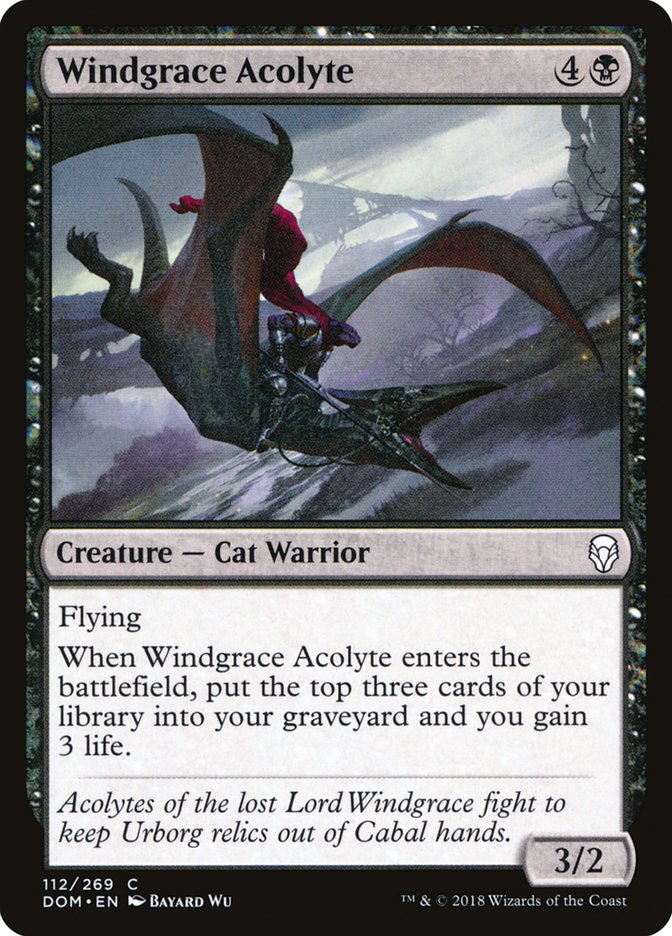 Windgrace Acolyte [Dominaria] | Yard's Games Ltd