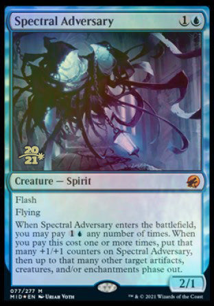 Spectral Adversary [Innistrad: Midnight Hunt Prerelease Promos] | Yard's Games Ltd