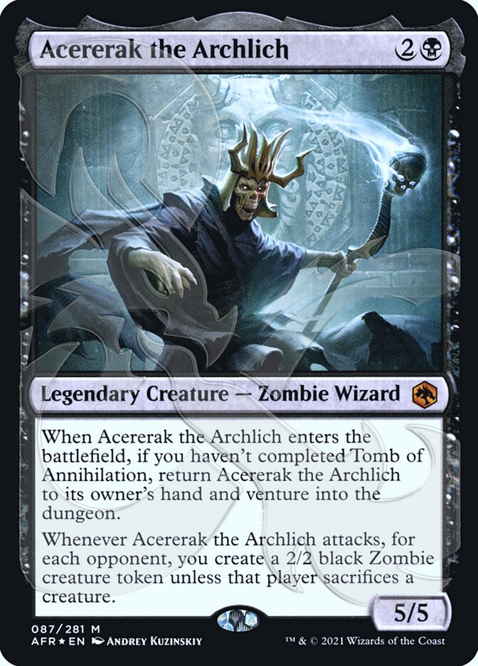 Acererak the Archlich (Ampersand Promo) [Dungeons & Dragons: Adventures in the Forgotten Realms Promos] | Yard's Games Ltd