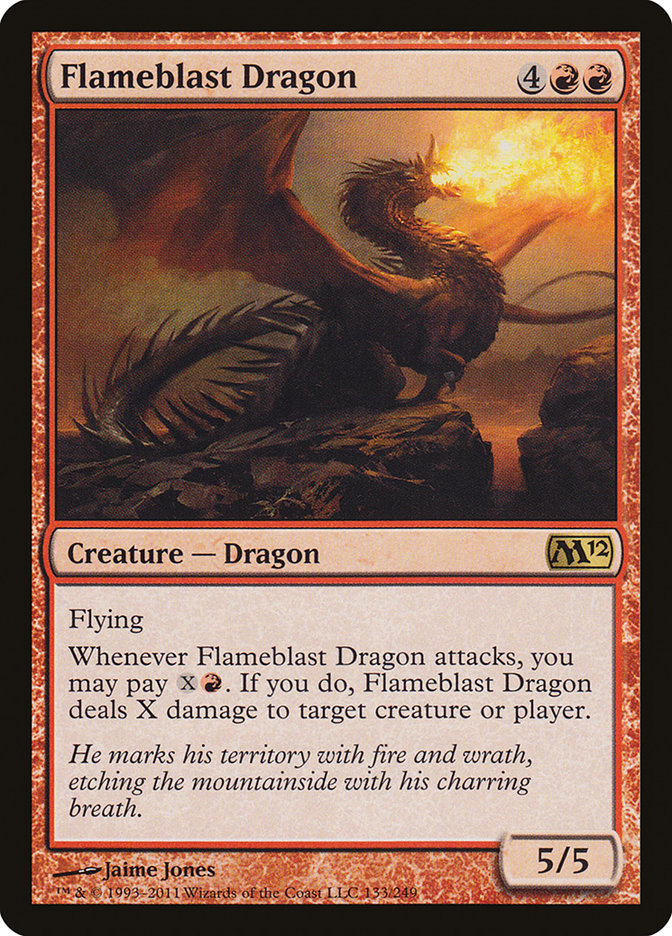 Flameblast Dragon [Magic 2012] | Yard's Games Ltd