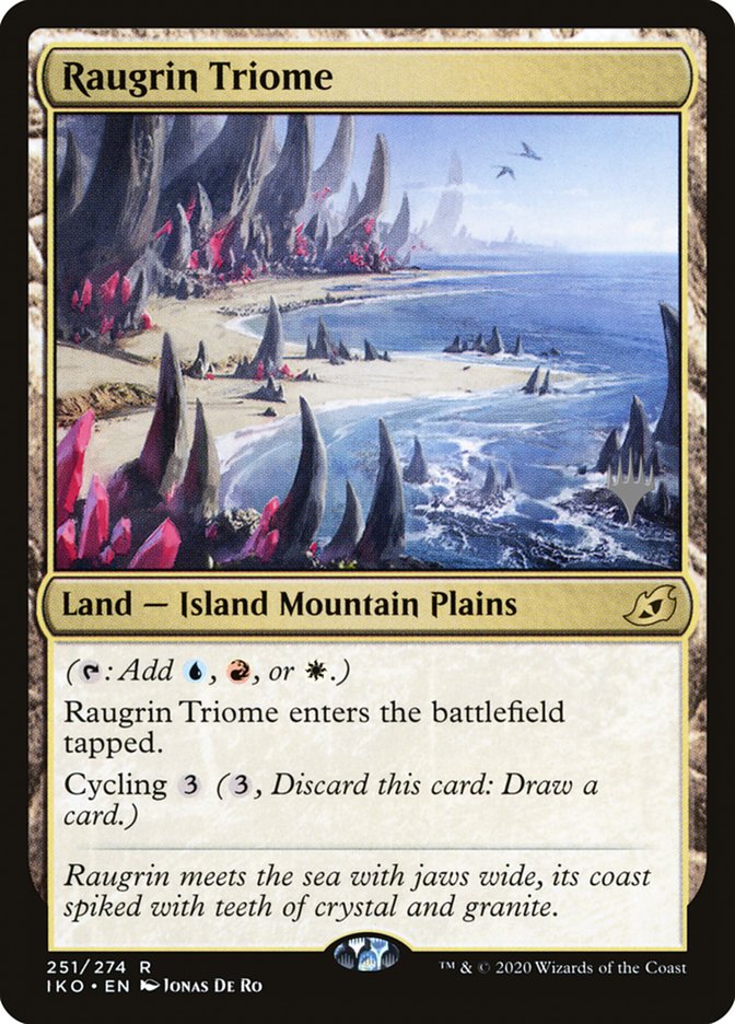 Raugrin Triome (Promo Pack) [Ikoria: Lair of Behemoths Promos] | Yard's Games Ltd