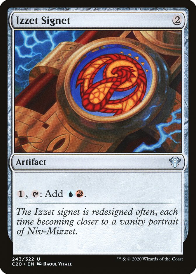 Izzet Signet [Commander 2020] | Yard's Games Ltd