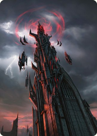 Barad-dur Art Card [The Lord of the Rings: Tales of Middle-earth Art Series] | Yard's Games Ltd