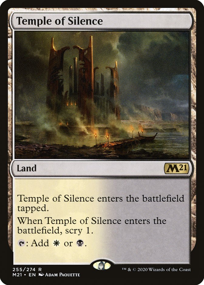 Temple of Silence [Core Set 2021] | Yard's Games Ltd