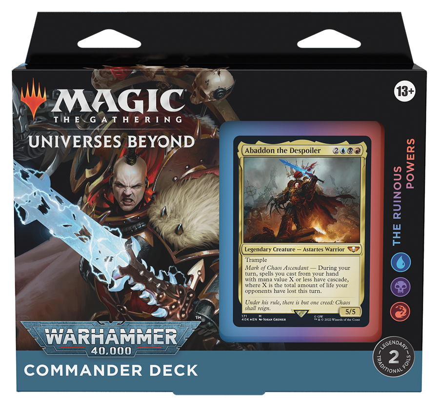 Warhammer 40,000 - Commander Deck (The Ruinous Powers) | Yard's Games Ltd