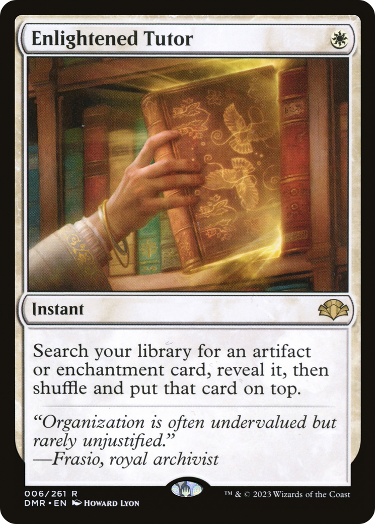 Enlightened Tutor [Dominaria Remastered] | Yard's Games Ltd