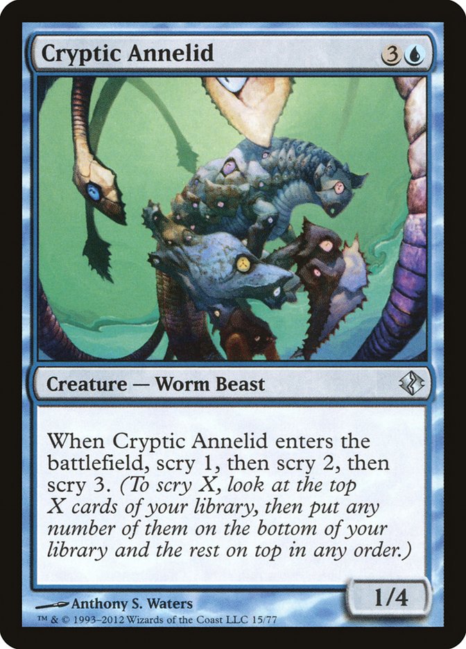 Cryptic Annelid [Duel Decks: Venser vs. Koth] | Yard's Games Ltd