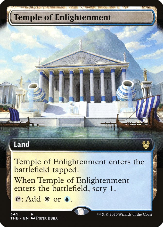 Temple of Enlightenment (Extended Art) [Theros Beyond Death] | Yard's Games Ltd