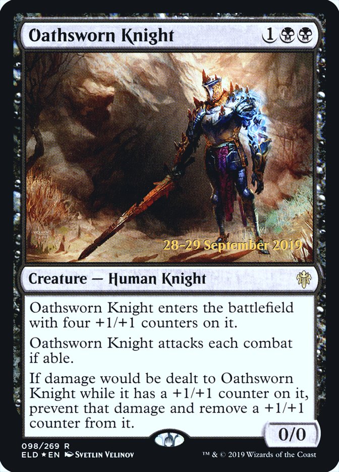 Oathsworn Knight [Throne of Eldraine Prerelease Promos] | Yard's Games Ltd