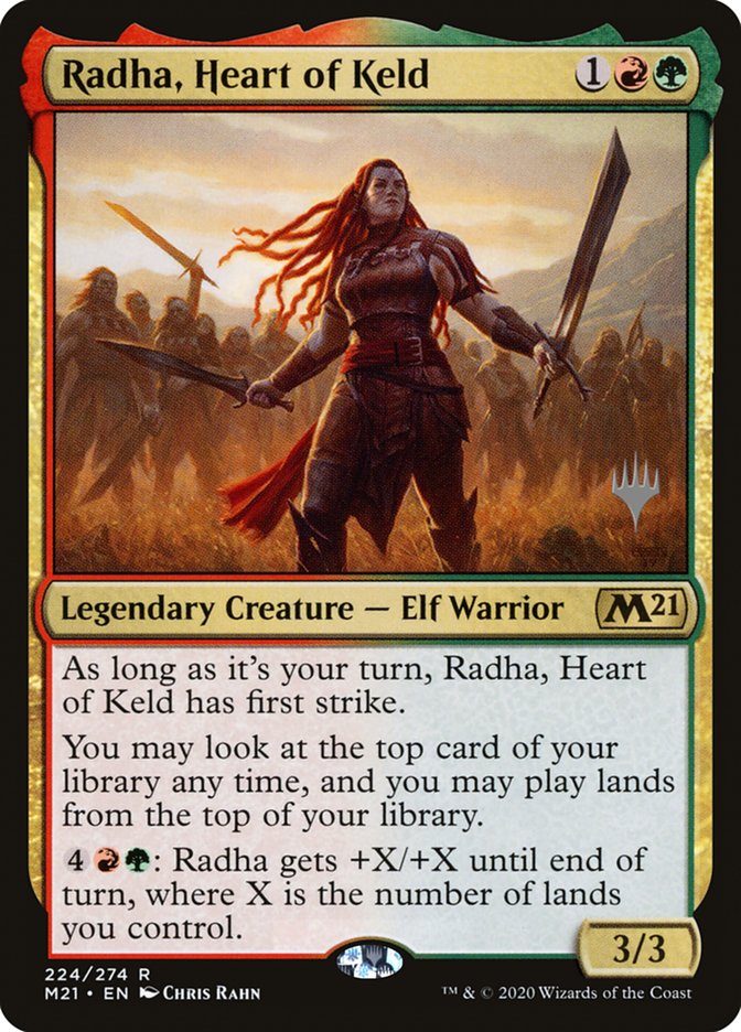 Radha, Heart of Keld (Promo Pack) [Core Set 2021 Promos] | Yard's Games Ltd