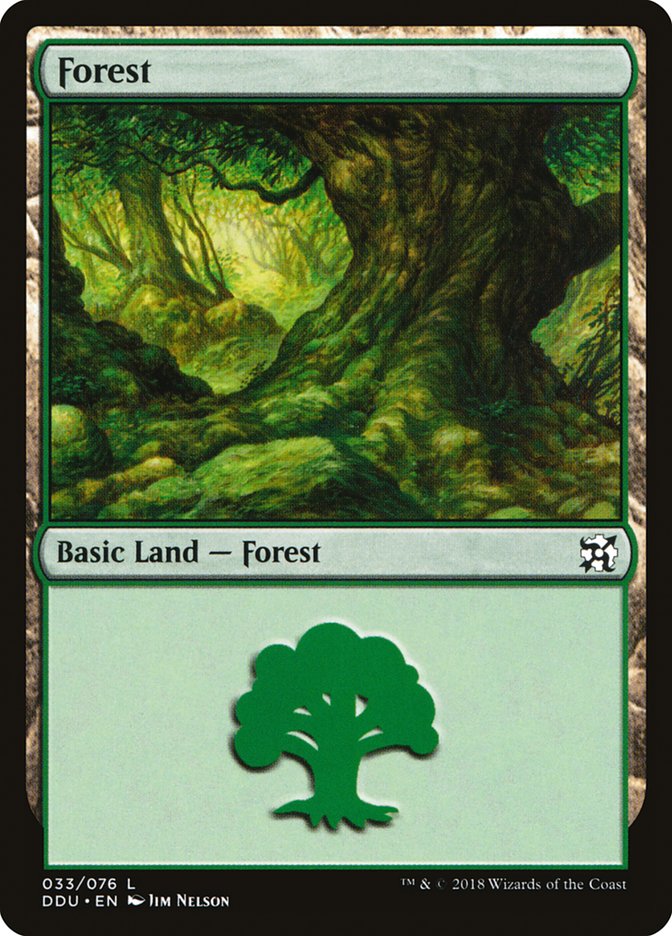 Forest (33) [Duel Decks: Elves vs. Inventors] | Yard's Games Ltd