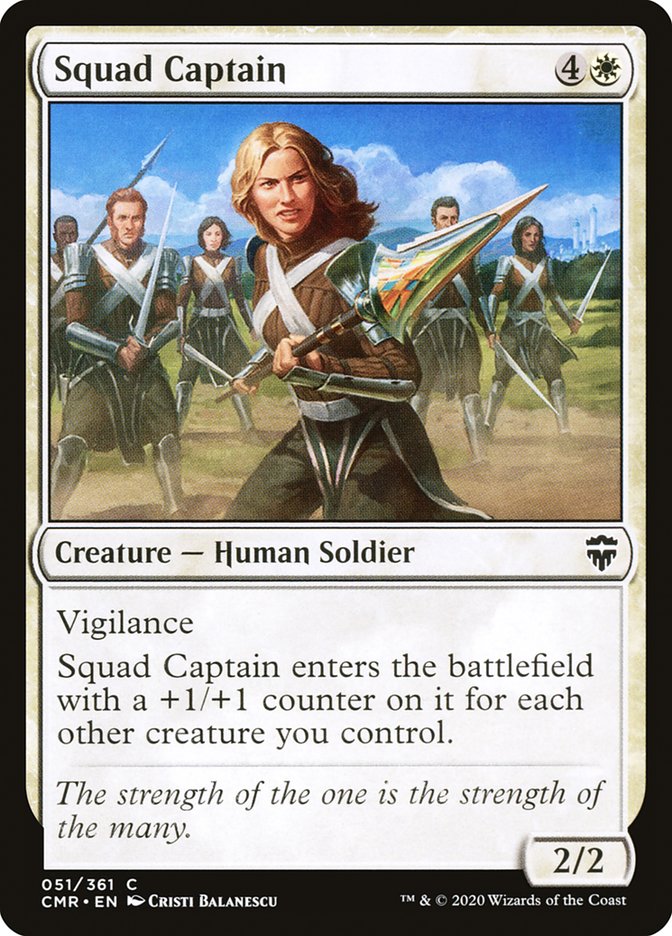 Squad Captain [Commander Legends] | Yard's Games Ltd