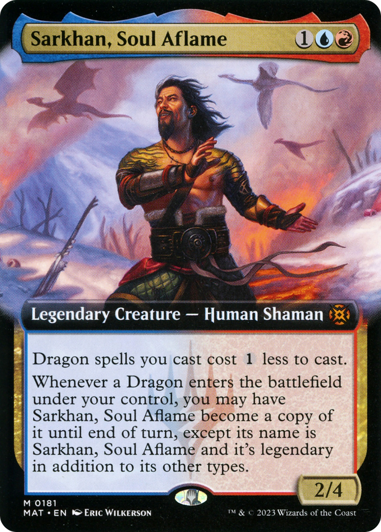 Sarkhan, Soul Aflame (Extended Art) [March of the Machine: The Aftermath] | Yard's Games Ltd