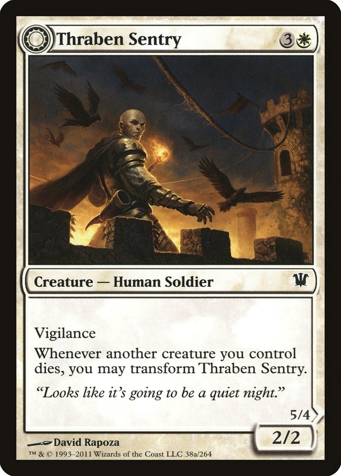 Thraben Sentry // Thraben Militia [Innistrad] | Yard's Games Ltd