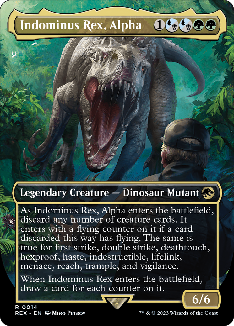 Indominus Rex, Alpha (Borderless) [Jurassic World Collection] | Yard's Games Ltd