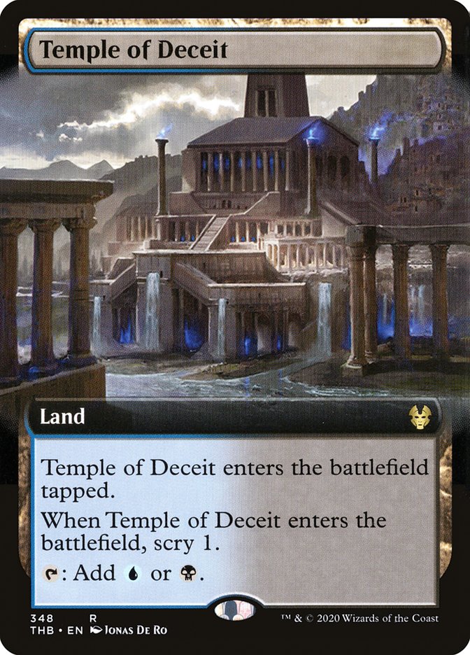 Temple of Deceit (Extended Art) [Theros Beyond Death] | Yard's Games Ltd