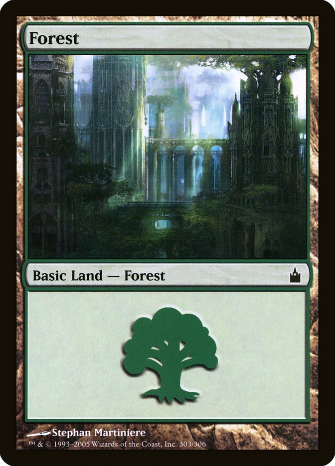 Forest (303) [Ravnica: City of Guilds] | Yard's Games Ltd